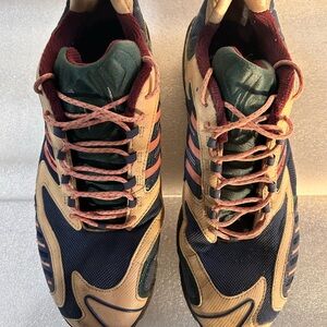 Adidas Men's Navy and Tan Athletic Shoes | Excellent Condition | No Box